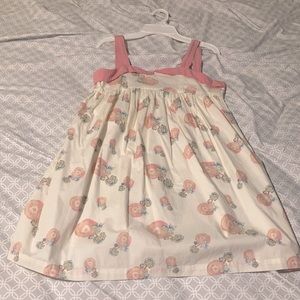 Cute girls dress with flower patterns